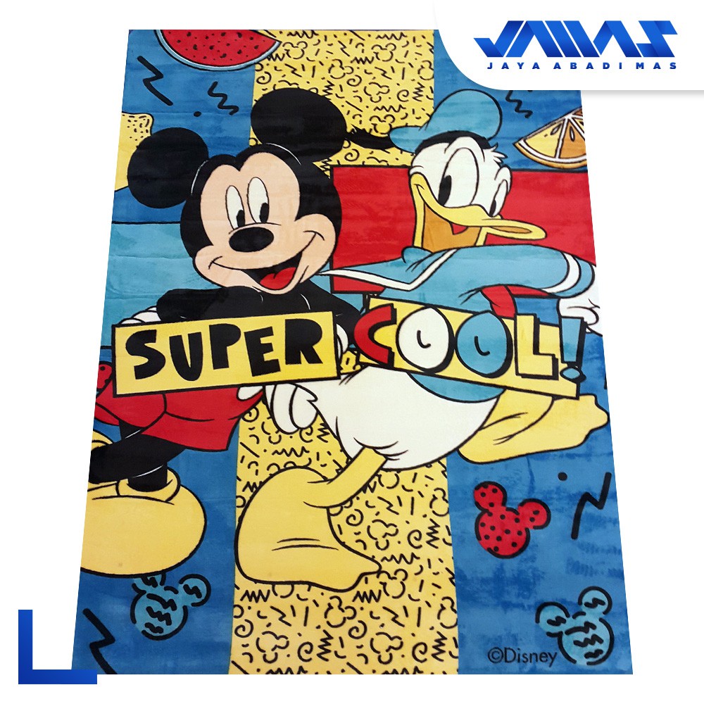 JAMAS Carpet Karpet Anak Mickey Mouse Frozen Princess 140 X 200 Cm Velvet Karakter Kartun Disney Shopee Indonesia