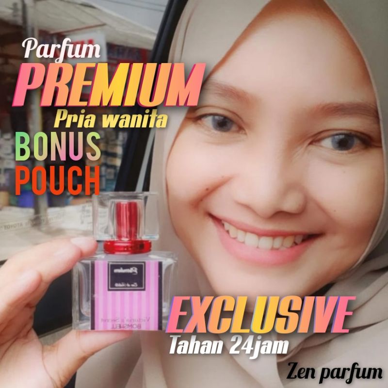 PARFUM PRIA WANITA EXSCLUSIVE 35ML BONUS POUCH