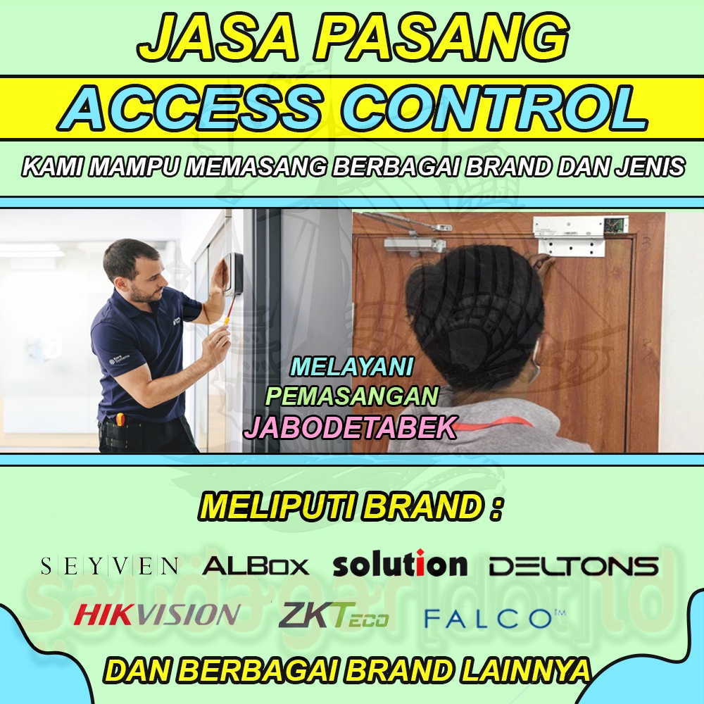 Jasa pemasangan access control FALCO, ALBOX, SEYVEN Sejabodetabek