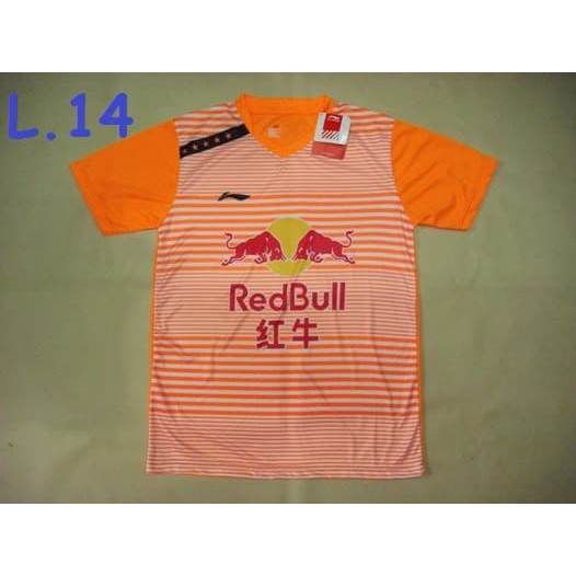Baju Badminton Baju BADMINTON / BULUTANGKIS Li-Ning L.14 Orange Murah