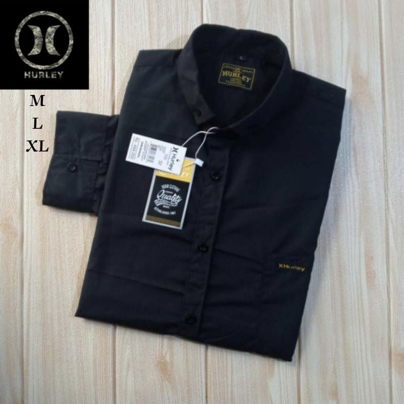 Kemeja Pria Kemeja Polos Pria Kemeja Polos Lengan Panjang Kemeja Hitam Kemeja Polos Original Pria Distro Kasual