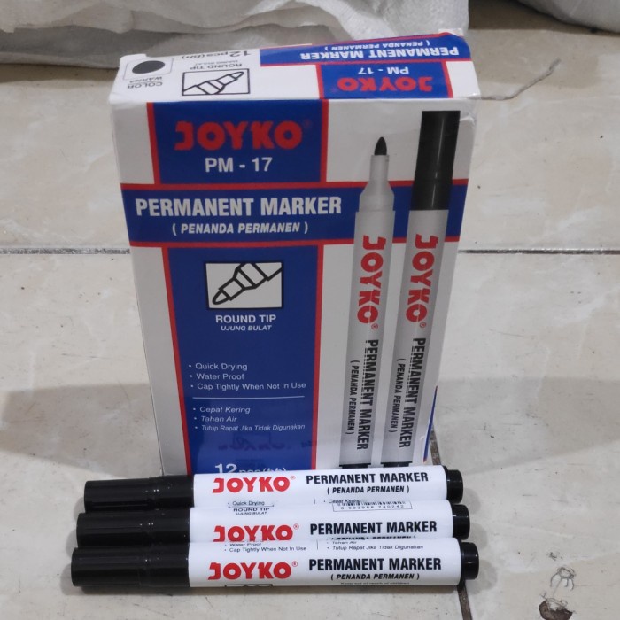 

TULIS-ALAT- SPIDOL JOYKO PERMANEN, PERMANENT MARKER -ALAT-TULIS.