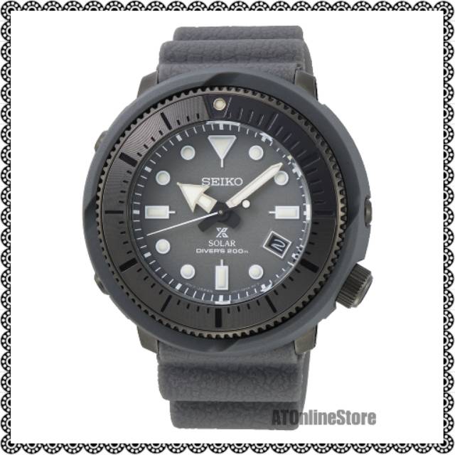 SEIKO PROSPEX SOLAR DIVER SNE537P1 Grey ORIGINAL Garansi Resmi