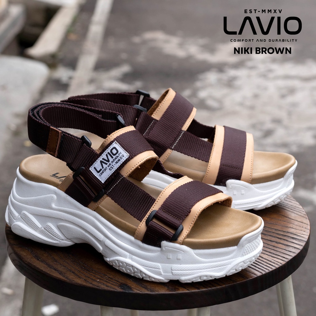 Sandal Casual Wanita LAVIO Niki Sendal Gunung Cewe Keren Model Korea Outdoor Terbaru