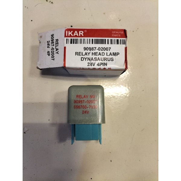 RELAY 24v VOLT KAKI 4 DYNASAURUS RINOSAURUS