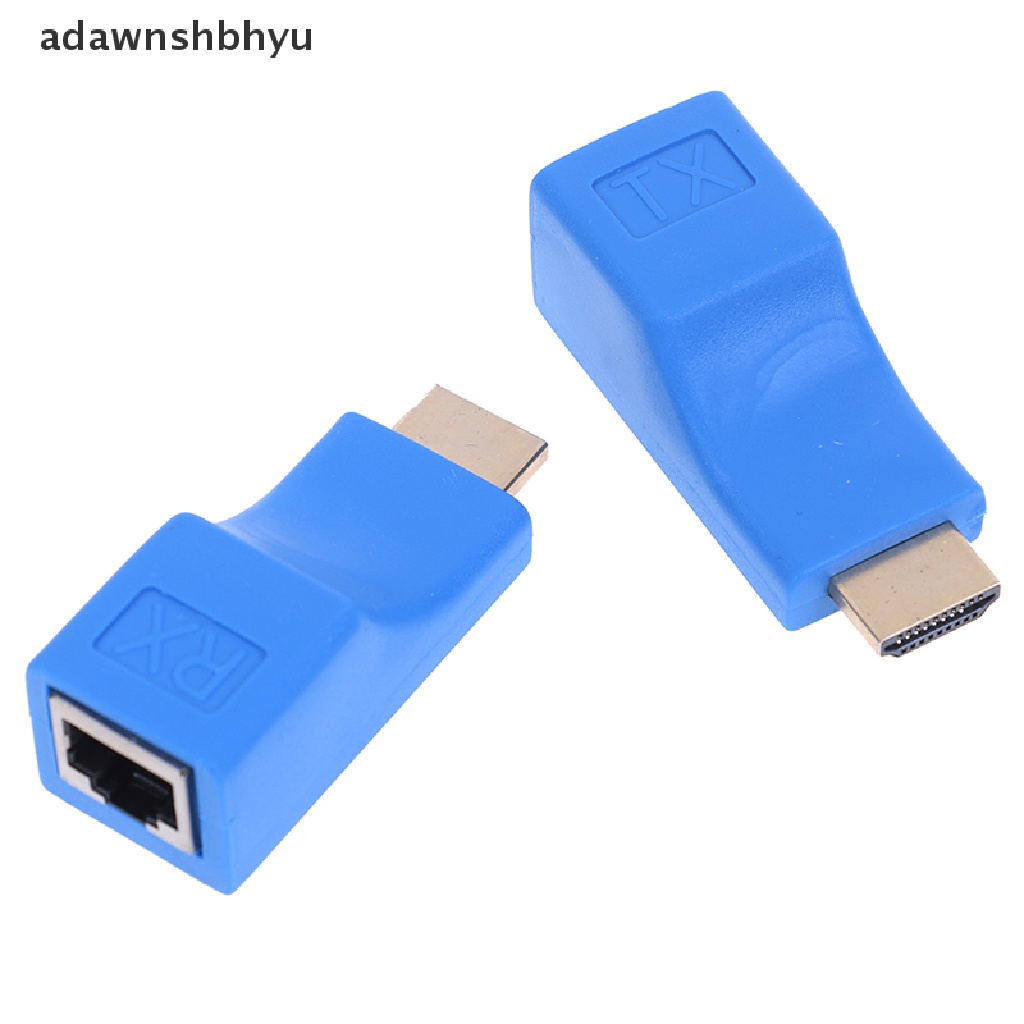 Adawnshbhyu 2Pcs 1080p hdmi extender Untuk rj45 over cat 5e/6jaring lan ethernet amplifier