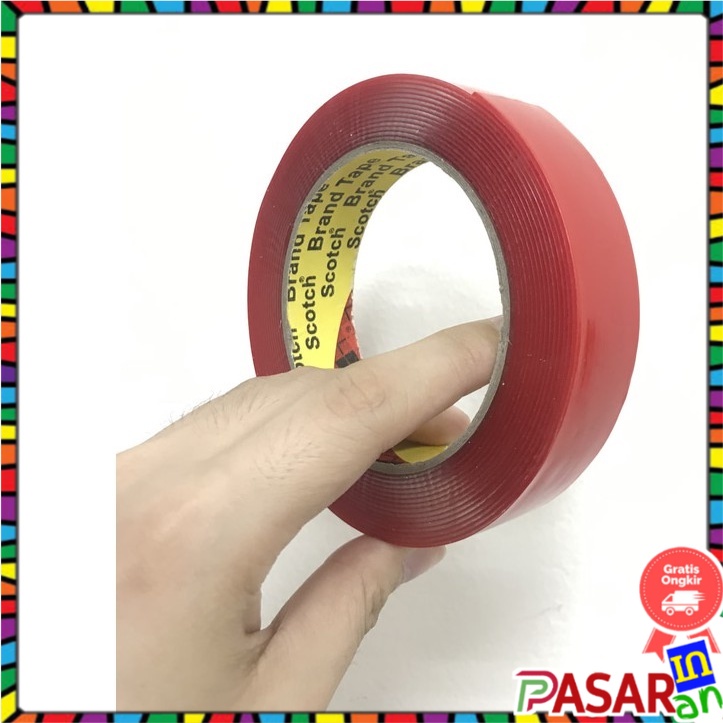 

⭐Perekat Lakban Selotip Double Tape 3M Acrylic Waterproof 3 Meter - Lem Double Tape Akrilik 3M - Lakban 2 SIsi