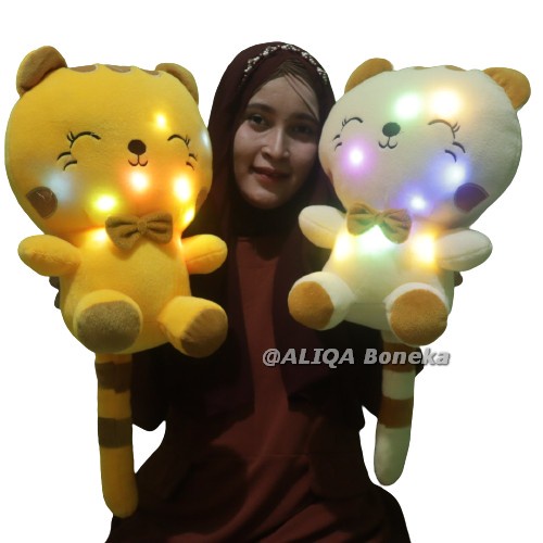 boneka kucing cantik XL gratis lampu ledermurah