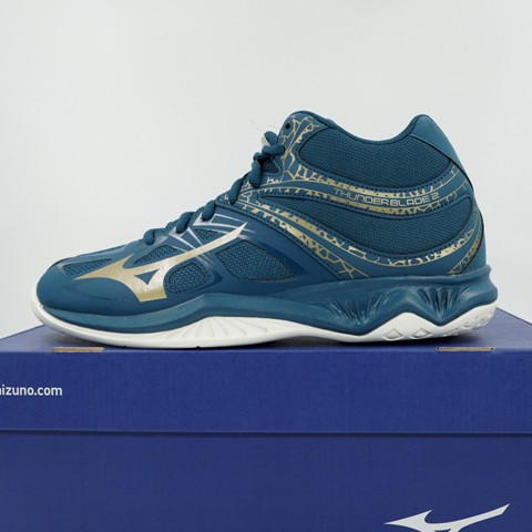 Sepatu Volley Mizuno Thunder Blade 2 Mid Hydro V1GA197551 Original BNIB