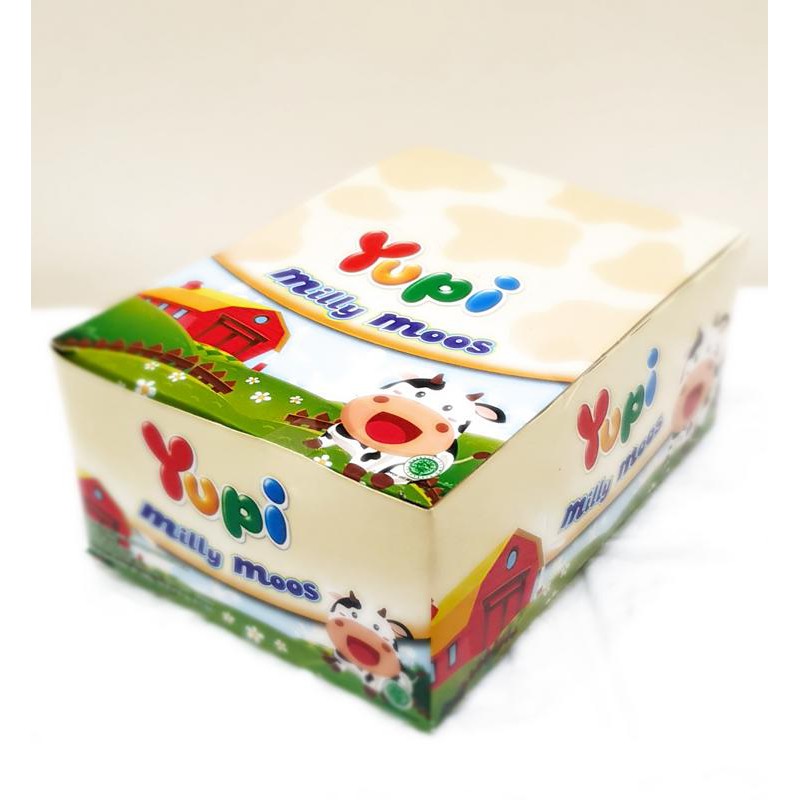 

Yupi Milky Moo Permen Box ( 8gram x 24 pcs ) permen jelly gummy