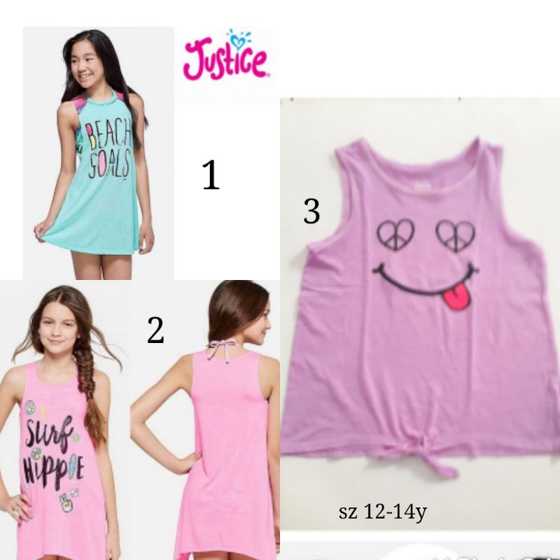 Tank justice  kaos buntung anak tanktop anak tanktop anak perempuan kaos pendek kaos tanpa lenga