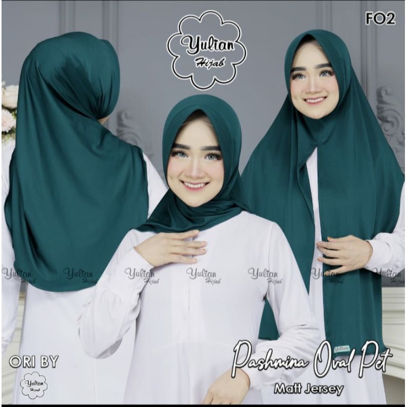 HIJAB PASMINA OVAL PET ZOYA PREMIUM ORIGINAL