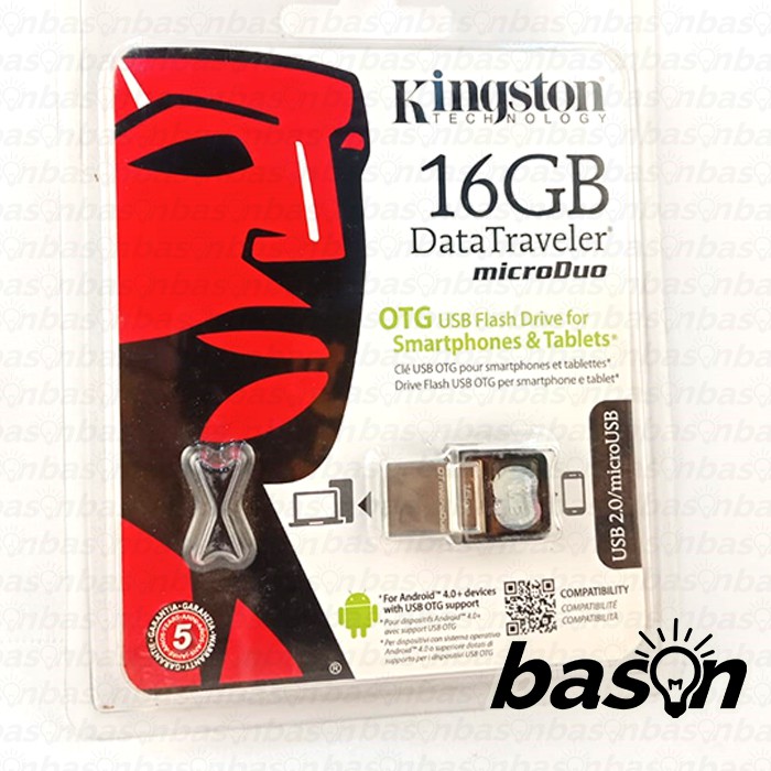 KINGSTON Data Traveler Micro Duo 16 GB - OTG Micro USB Flash Drive