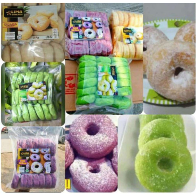 

Donat 3D Ubi Ungu / Kentang / Pandan dapat Gula Bubuk Manis