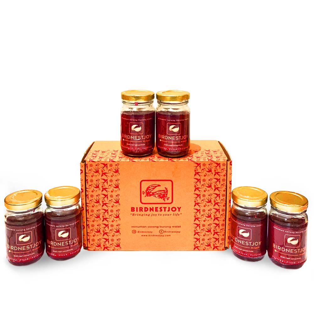 

1 Box Birdnestjoy Varian Rempah [ 100 ml isi 6 Botol ] Minuman Sarang Burung Walet Asli