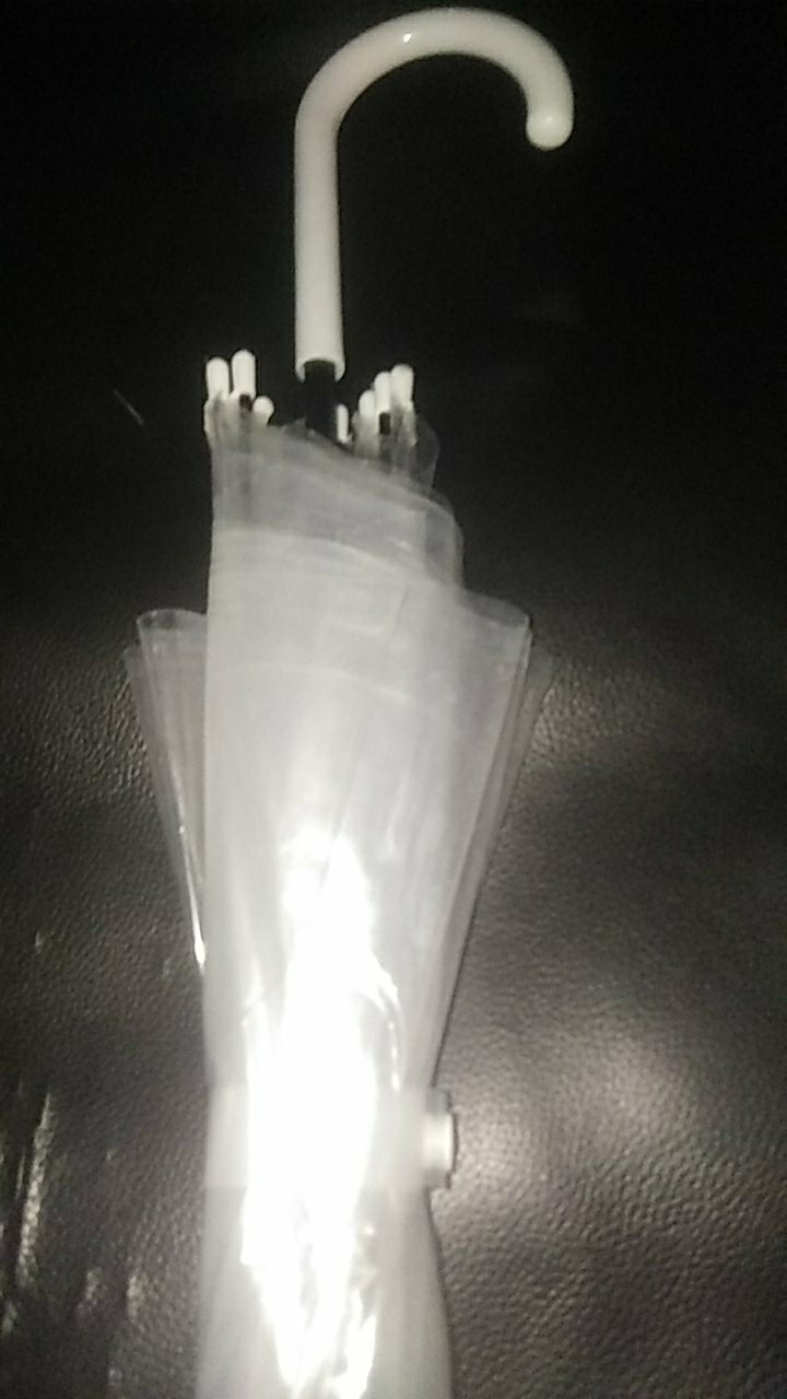 Transparan Payung 75cm Bening Transparant Pvc Korea Japan Style