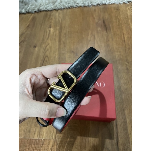 peloved valentino belt 2cm two tone