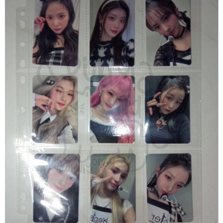 [TIDAK DIJUAL SATUAN, SIAP KIRIM] OT9 KEP1ER MKM PHOTOCARD PC BENEFIT POB YUJIN MASHIRO XIAOTING CHA