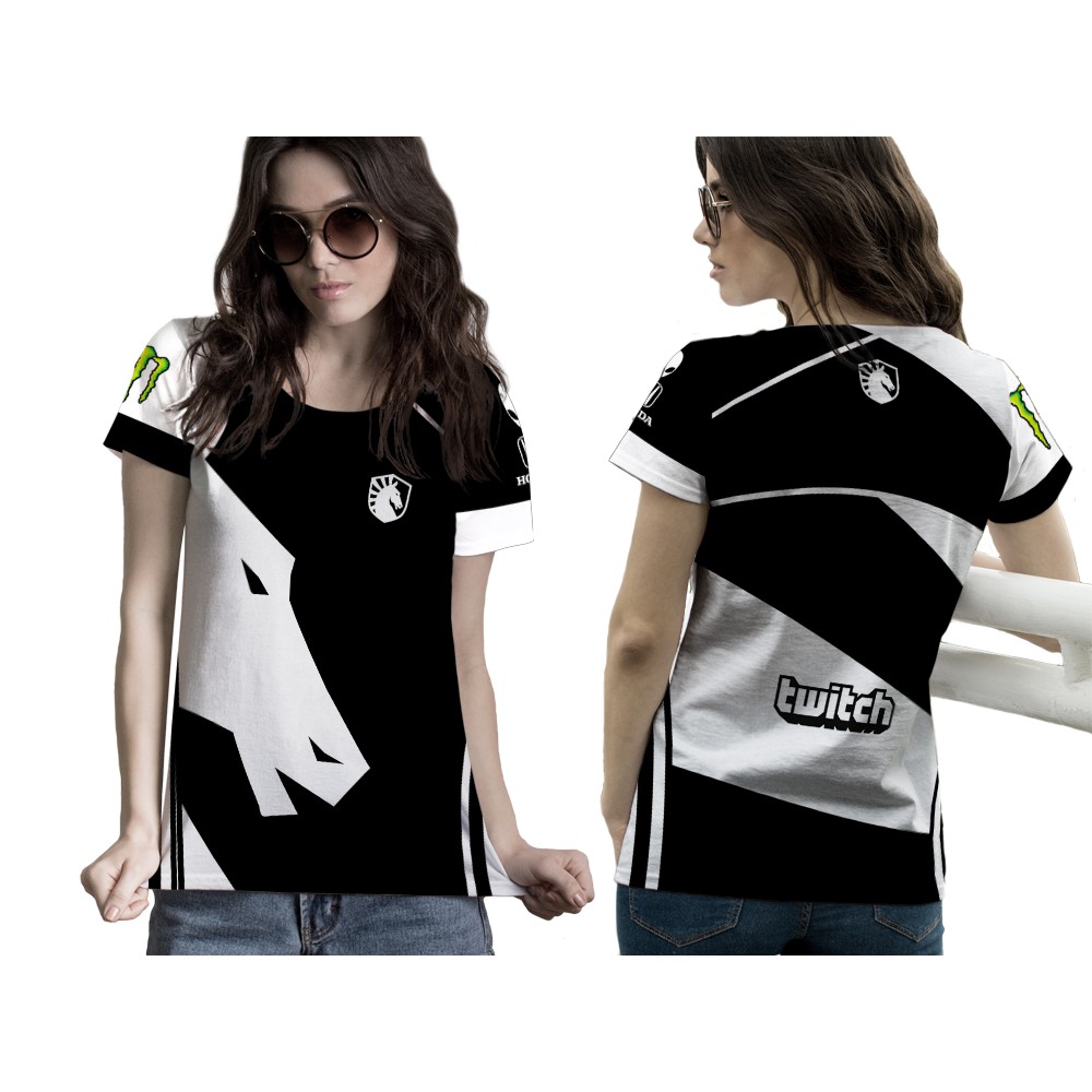 [Riashop] Kaos TEAM LIQUID Wanita | Jersey T-Shirt TEAM LIQUID Wanita - FS