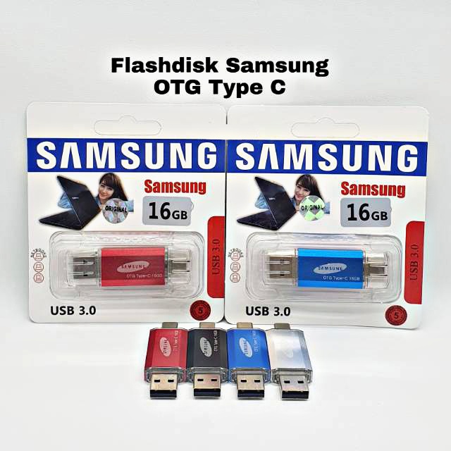 Flashdisk USB Data OTG Samsung 16 GB Flashdrive Type-C