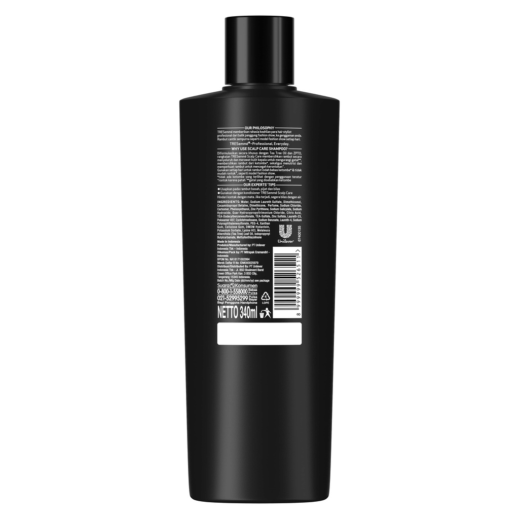 ★ BB ★  Tresemme Scalp Care Shampoo 340ml - Shampo Anti Ketombe Dan Rontok