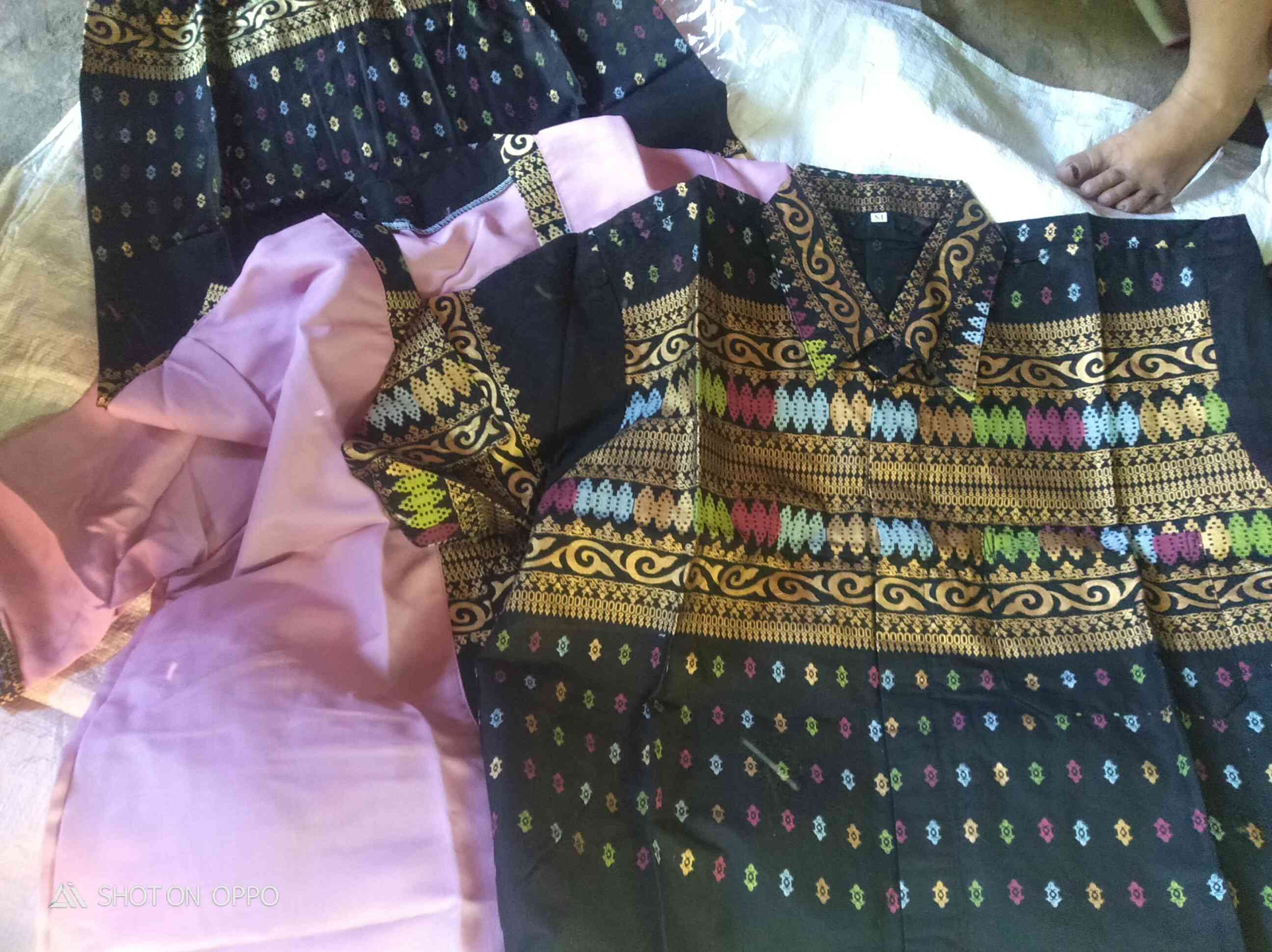 Couple Natal Sett Meriska Batik Pasangan ,batak Bswart Kenongo Sarimbit Prada Pesta Hrb026 Batik