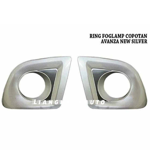 COVER RING FOGLAMP AVANZA LAMA VVTI 2004-2011 BAHAN IMPORT SILVER