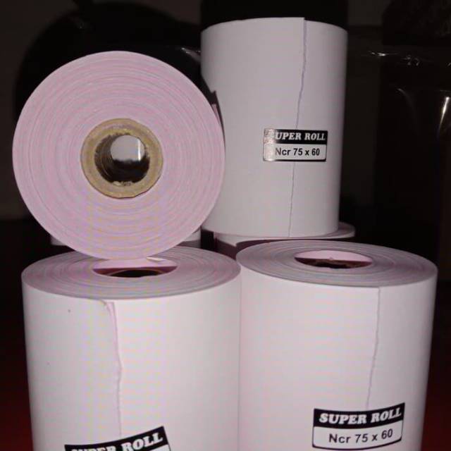 

Kertas NCR 2PLY (2warna, putih,merah) ukuran 75mmX60mm