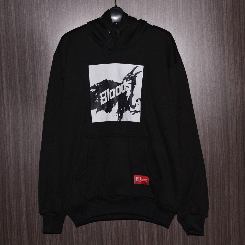 sweater hoodie pria gagak