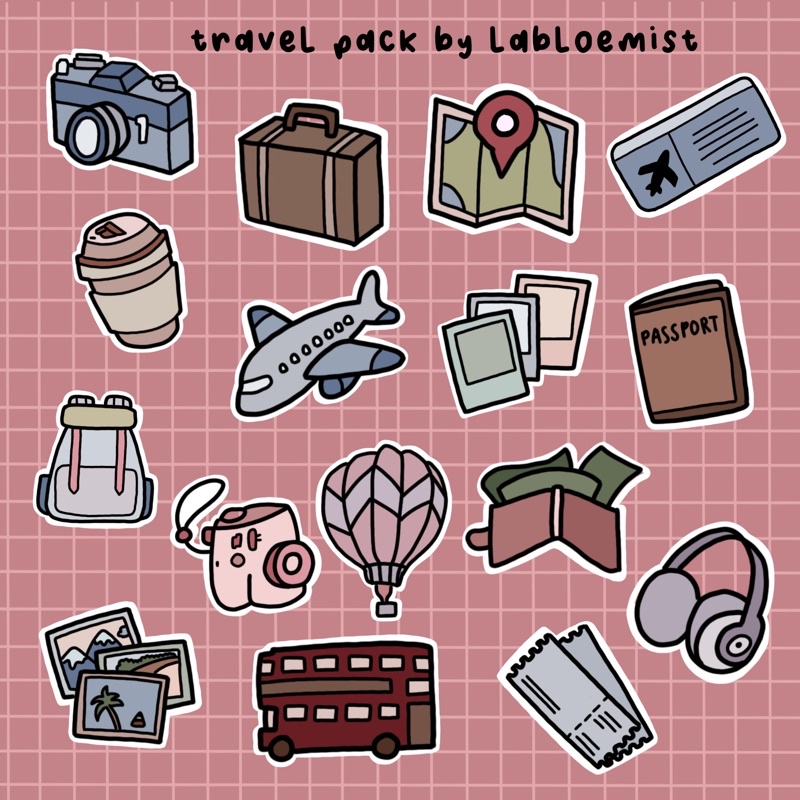 

Mini Sticker Pack Journal Scrapbook by Labloemist