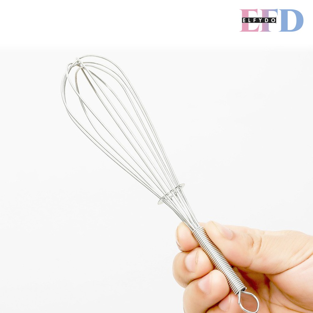 ELFYDO HL0100 Pengocok Telur Alat Kocok Adonan Hand Mixer Whisker Stainless