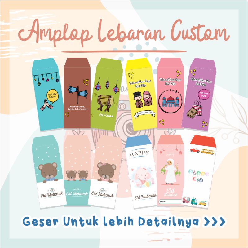

Amplop Lebaran 2025 / Amplop Lebaran 1446H / Amplop Custom / Amplop / Amplop Lebaran Custom