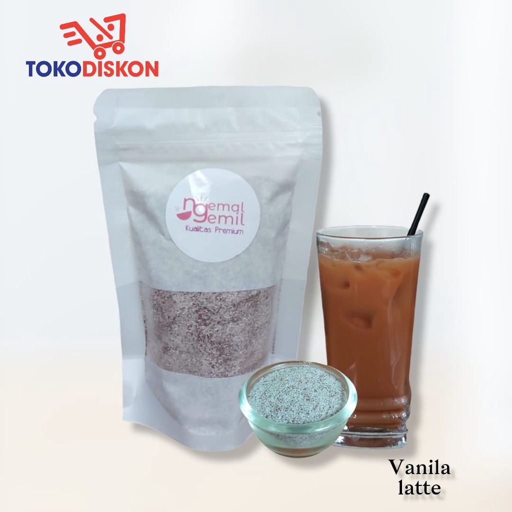 

Minuman Bubuk Rasa Vanila Latte // Premium
