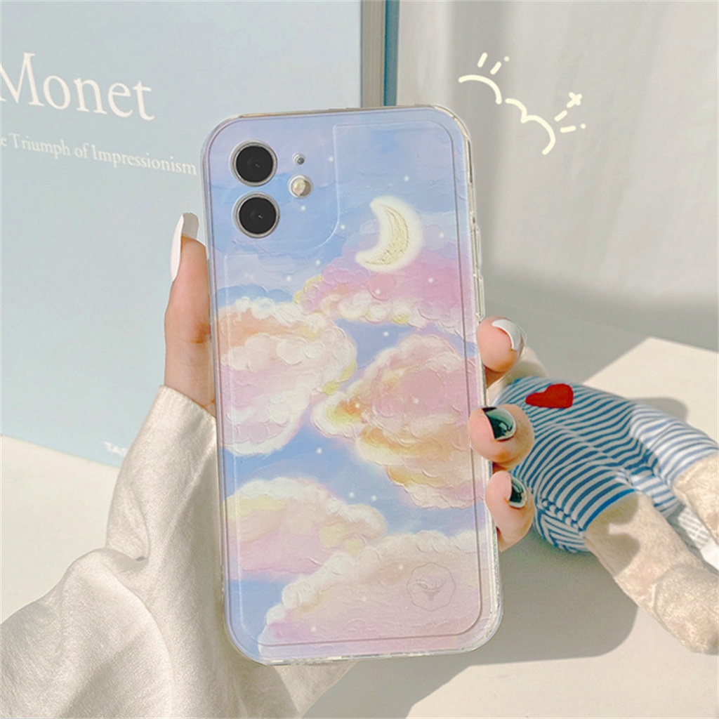 Casing Samsung A03 A03S A02S A12 A22 4g M12 A10 A20 A30 A50 A10S A20S A30S A50S A51 Samsung J7 Pro Motif Langit Berbintang