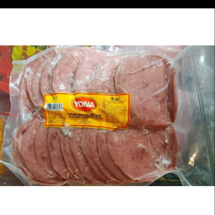 

Daging Asap - Yona Smoked Beef 1Kg Daging Sapi Asap