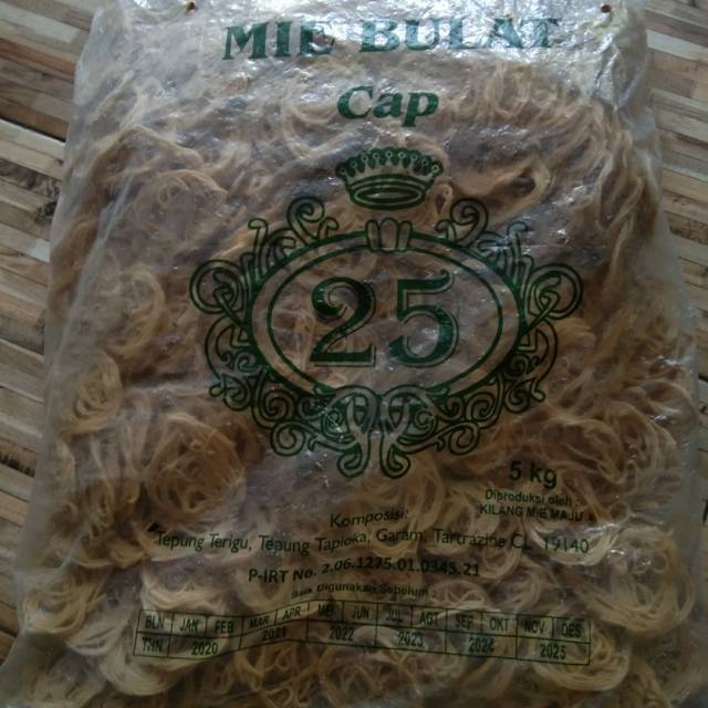

Kerupuk mie bulat cap 25