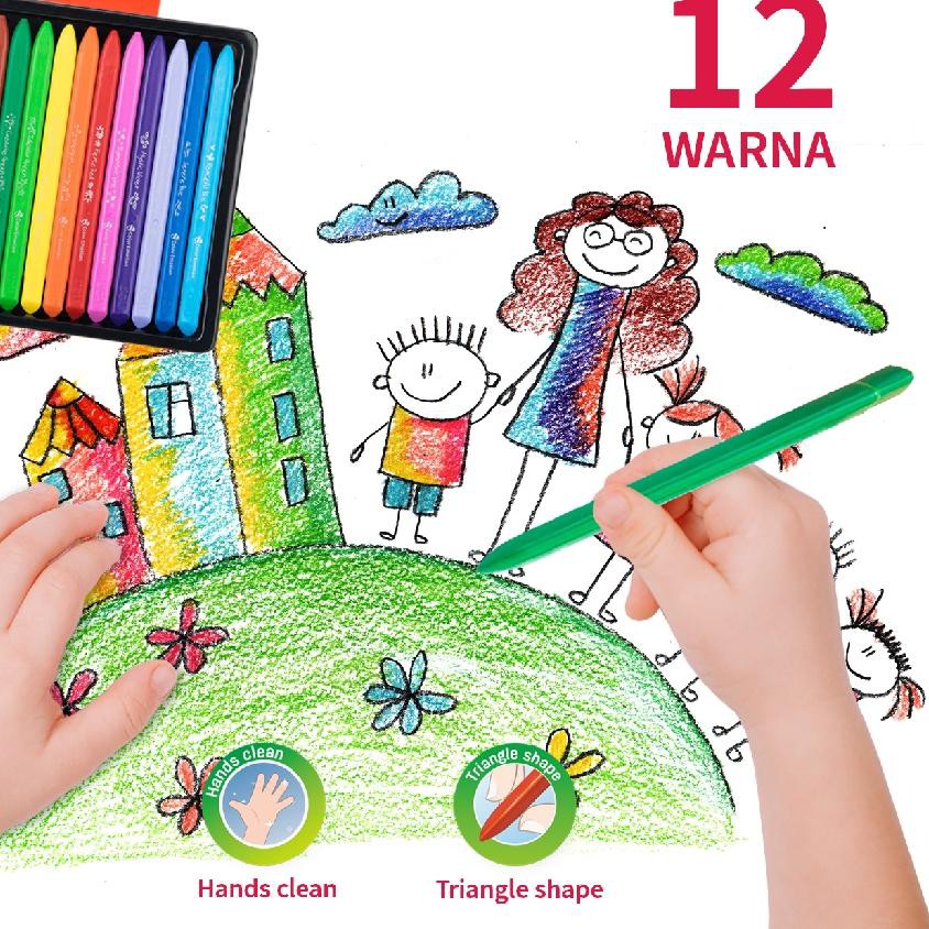 

BIG SALE!! (cqo-713) Deli BTS combo set 5 - crayon + feltpen + pensil warna