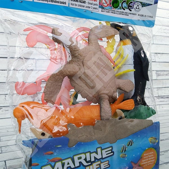 Marine Life 661-38 - Mainan Figure Miniatur Hewan Laut Sea Animal Stevannietoys