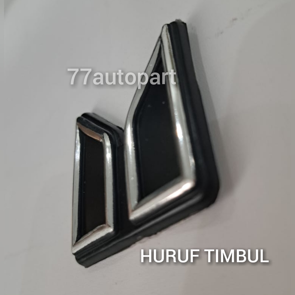 emblem logo M untuk isuzu panther tulisan m panther