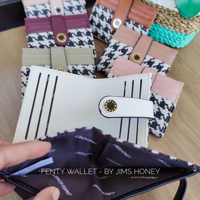 Jims Honey Fenty Wallet Dompet Kartu Lipat Kecil Wanita Simple Tipis