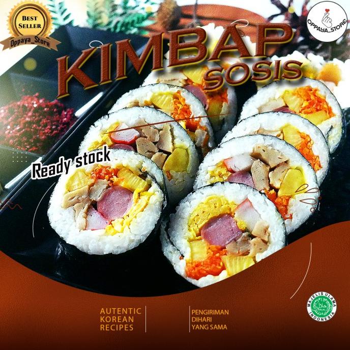 

[COD] Kimbab sosis kimbap Sushi Korea murah enak asli 10 potong [COD]