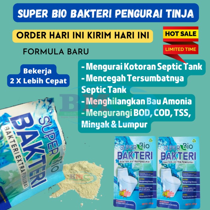 Bubuk Bakteri Pengurai Tinja - Bubuk Bakteri Pengurai Tinja