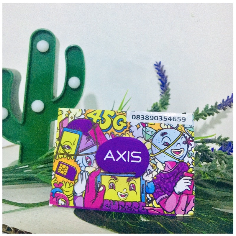 Kartu Perdana Axis Fresh sudah Registrasi 21 Pcs + No Acak + Nomornya Menempel