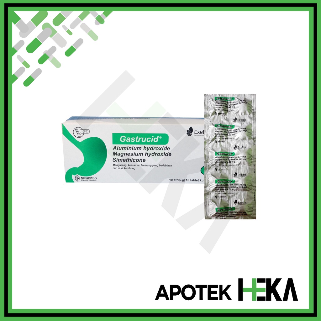 Gastrucid Tablet Box isi 10x10 - Obat Maag Lambung (SEMARANG)