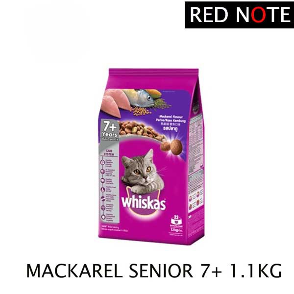 Whiskas Mackarel Senior 1.1kg