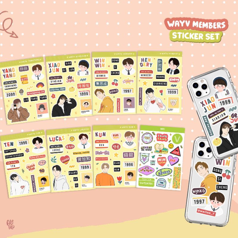 

WAY-V STICKER SET