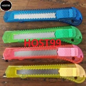 

Promo Cutter Blade Autostp Pisau kater Plastik Besar Warna Warni Bening [SALE]off40%