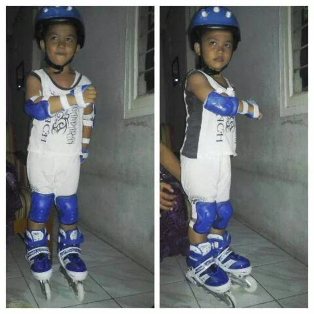 Decker Set untuk anak &amp; balita - pelindung lutut &amp; siku knee protector pad - kneepad Dekker - Deker