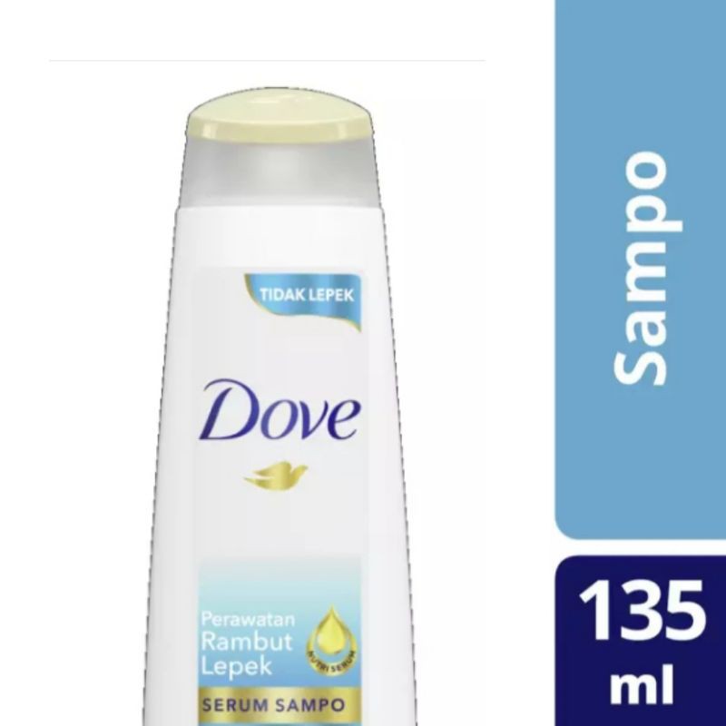 Dove Shampo Perawatan Rambut Lepek 135ml