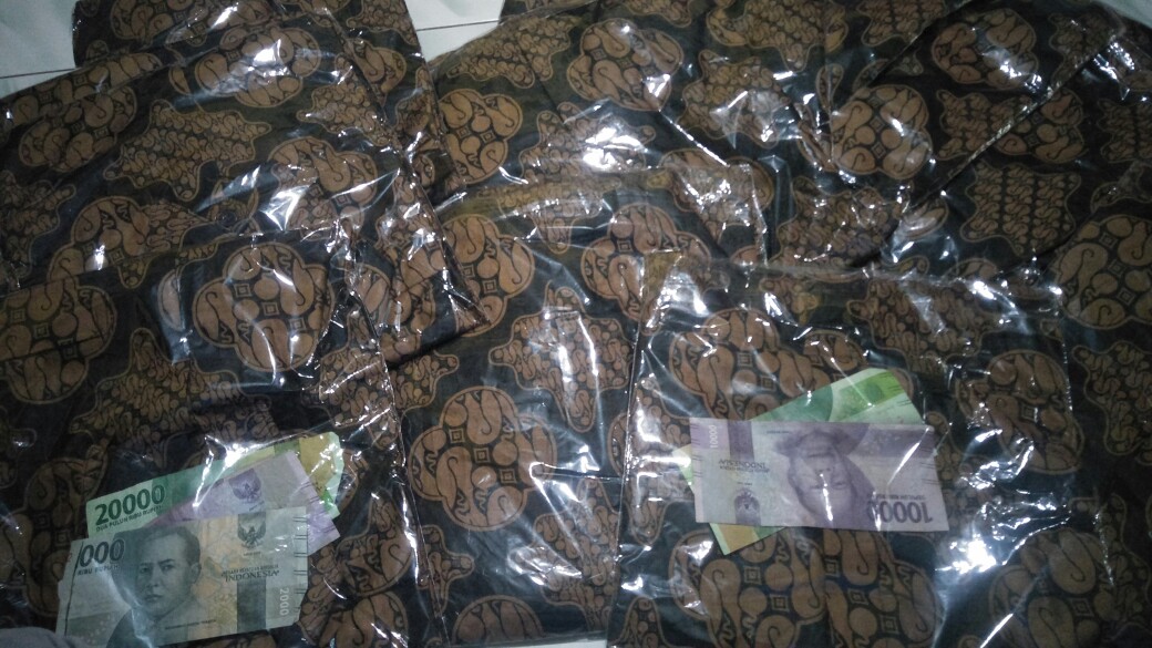 Batik Pria Motif Hem Lawasan Coklat M L Xl (original) Katun Tidak Cod Murah Solo Ori,